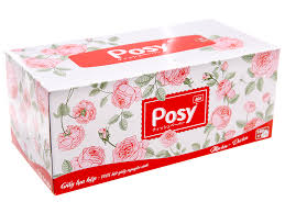 Khăn giấy lụa Posy 2 lớp hộp 180 tờ