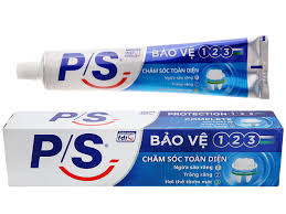 1/8 Kem đánh răng P/S bảo vệ 123 chăm sóc toàn diện 240g